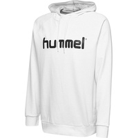 Hummel Go Cotton Logo Hoodie Kapuzenpullover White, M
