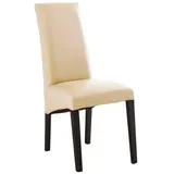Carryhome Stuhl, Beige, Buche Kolonial, Textil, Buche, massiv, eckig, 47x102x57 cm, Beinauswahl, Stoffauswahl, Esszimmer, Stühle, Esszimmerstühle, Vierfußstühle