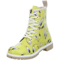 DOGO WB Vegane Damen Boots Stiefeletten - Tweety in Yellow 39