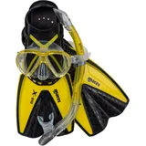 mares aquazone Mares Schnorchelset - Gelb - Gr: Small