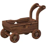 Outsunny Hochbeet Holz 68 x 38 x 52 cm