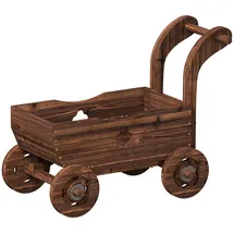 Outsunny Hochbeet Holz 68 x 38 x 52 cm