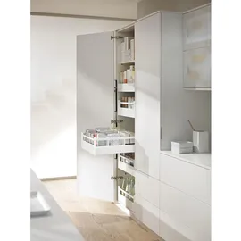 Blum Space Tower Tandembox antaro mit Reling, - 600x550 mm , Stahl Seidenweiß