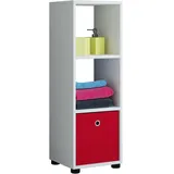 VCM Benos-3 Midischrank 31 x 93 x 30 cm Weiß