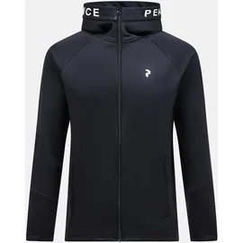 Peak Performance M Rider Zip Hood Herren Schwarz/Weiß M