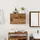 vidaXL Bad-Wandschrank 60 x 25 x 40 cm Altholz-Optik