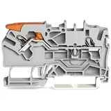 WAGO 2102-1201 Durchgangsklemme 5.20mm Push-In-Klemme Grau