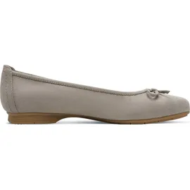 Jana Damen Ballerinas Elegant Vegan, Grau 40 EU