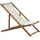 Beliani Anzio Liegestuhl 101 x 54 x 70 cm Beige