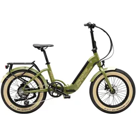 Adriatica Elektro -Falt-FAT-Bike 20 Zoll, grün