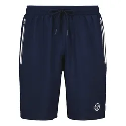 Shorts SERGIO TACCHINI "RISPECCHIO PL SHORTS Herren", Herren, Gr. S, EURO-Größen, blau (navy, weiß), 100% POLYESTER, Hosen, Kurze Hose Herren, Shorts, Retro, Sporthose, Streetwear, Sale
