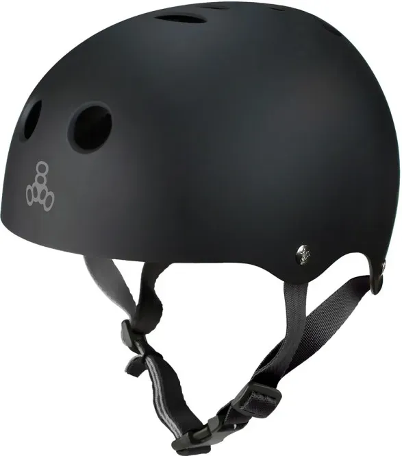 TRIPLE8 HALO Helm 2026 black rubber - M