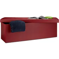 Relaxdays Faltbare Sitzbank HxBxT 38 x 114 x 38
