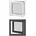 vidaXL Kellerfenster RISOR 50 x 50 cm grau