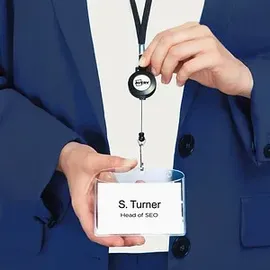 Avery Zweckform Lanyards schwarz, 10 St.