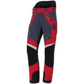 PSS Schnittschutzhose X-treme Light Rot/Schwarz Größe 98 schlank und groß - 98