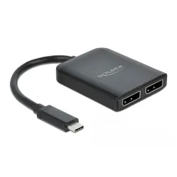 Delock USB Typ-C Splitter - 2 x DisplayPort MST / VXP