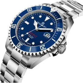 Gigandet Automatikuhr Edelstahl Saphirglas Sea Ground 300 - G300-005M