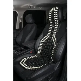 Walser Sitzauflage aus Holzperlen, Sitzaufleger Holzkugeln, Massage Autositzauflage