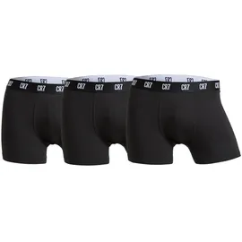 Cristiano Ronaldo CR7 Cristiano Ronaldo Boxershorts für Herren 3er-Pack, Schwarz L