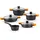 Bra Efficient Topf-Set 9-tlg. 4 x Topf + 4 x Deckel