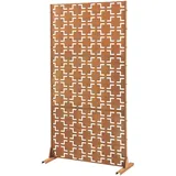 casa.pro Trennwand Basciano Cortenstahl 180x90 cm Edelrost casa.pro