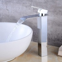 Waschtischarmatur Waschbecken Wasserhahn Wasserfall Spültischarmatur Küchenarmatur Einhebelmischer Badarmatur Mischbatterie