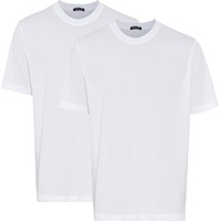 SCHIESSER Herren, Shirt, 2PACK T-Shirt Weiss, XL