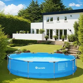 Tectake Stahlrahmenpool 360 x 76 cm inkl. Filterpumpe