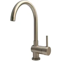 Küchenarmatur - Spültischarmatur für die Küche | Niederdruck | Edelstahl Matt