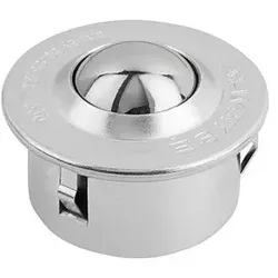 KUGELROLLE MIT BEFESTIGUNGSELEMENT, FORM:B STAHL, KOMP:STAHL