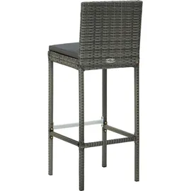 vidaXL Gartenbar-Set 7-tlg. Grau