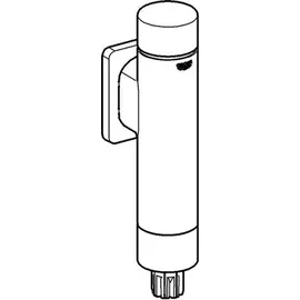 Grohe WC-Druckspüler Rondo A.S. chrom, DN 20, Vorabsperrung