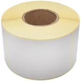 SKIR'CO (2500 Stück) Thermodirekt-Etiketten 55 x 85 mm, permanent haftende rechteckige Thermoaufkleber, Thermodrucker-Etiketten