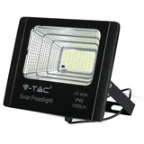 V-Tac VT-40W Solarscheinwerfer mit Solarpanel - Schwarz