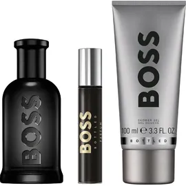 HUGO BOSS Boss Bottled Parfum 100 ml + Shower Gel 100 ml + Parfum 10 ml Geschenkset