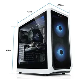 Kiebel kiebel.de Gaming PC Raptor V AMD Ryzen 7 5800X, 32GB DDR4, NVIDIA RTX 4070 12 GB, 1TB SSD, Windows 11, Gaming PC