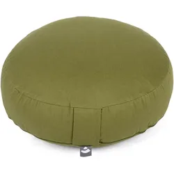 Meditationskissen RONDO ECO EXTRA FLACH lodengrün | Dinkelhülsen grün No Size