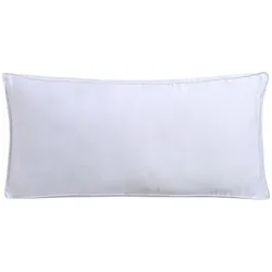 Synthetikkopfkissen ÄLGDRÖM "Lotus, Kopfkissen 40x80, 80x80", weiß, B:40cm H:10cm L:80cm, Bezug: 100% Lyocell. Füllung: 100% Polyester, Kopfkissen, Kissen für erholsamen Schlaf, weich und langlebig