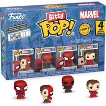 Funko Bitty POP Spider-Man Parker Split Spielfigurenset 10 cm (4er Set)