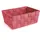 Excelsa Aufbewahrungskorb Cross Polypropylen 21 x 16 x 8,5 cm Rot