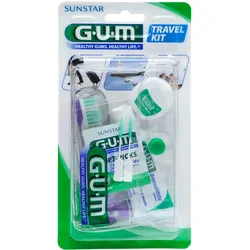 GUM Travel Kit Zahnbürste+Zahnseide+Zahnpasta 1 St