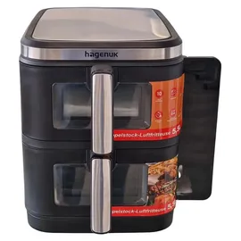Hagenuk Doppel-Heißluftfritteuse DAF 2800.12 schwarz