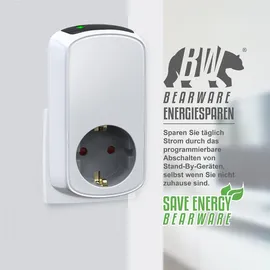 CSL Countdown Timer Zeitschalter mit Kindersicherung Countup- und Countdown-Timer