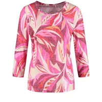 Gerry Weber 3/4 Arm Shirt 3/4 Arm floral, Gemustert red/pink/sunrise leaf aop | Gr.: 36