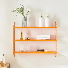 [en.casa] Modulares Wandregal Strängnäs 4er Set Orange