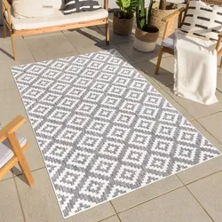 Outdoorteppich CARPET CITY "Outdoor 461", grau, B:240cm H:5mm L:340cm, Polypropylen, Teppiche