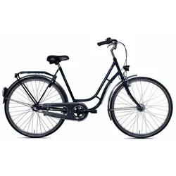 Betriebsfahrrad 28 Zoll "Basic" Trommelbremse 1-Gang Pannenschutz-Reifen Schwarz Gepäckträger Hinten