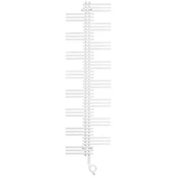 Zehnder Design-Elektroheizkörper „Yucca“ 50 × 90,8 cm in Edelweiß
