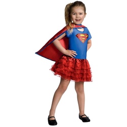 Rubie ́s Kostüm Supergirl Ballerinakostüm für Kinder, Tutukleid für kleine Superheldinnen blau